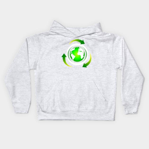 Recyclage Kids Hoodie by Circles-T